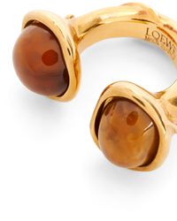 Loewe Luxury Tree Ring In Metal For Women - Metallic