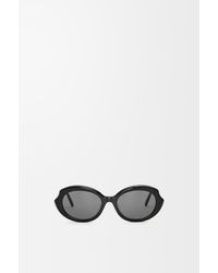 Loewe - Luxury Mini Oval Slim Sunglasses - Lyst
