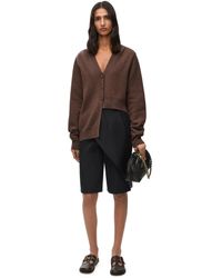 Loewe - Luxury Pleated Shorts In Cotton For - Lyst