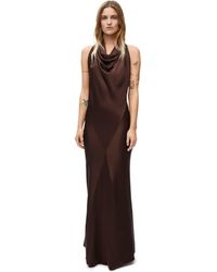 Loewe - Luxury Scarf Dress In Silk For - Lyst