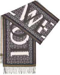 Loewe - Luxury Love Scarf In Wool And Cashmere - Lyst