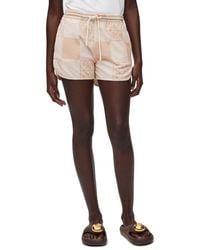 Loewe - Luxury Shorts In Terry Cotton Jacquard - Lyst