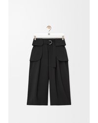 Loewe - Cropped Cargo Trousers - Lyst