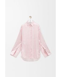 Loewe - Camisa En Seda Mujer - Lyst
