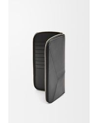 Loewe - Luxury Puzzle Zipped Open Wallet In Classic Calfskin - Lyst