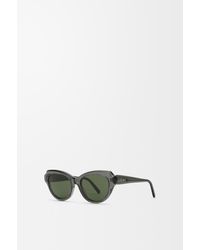 Loewe - Swan Slim Sunglasses For - Lyst