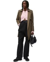 Loewe - Trench Coat In Cotton - Lyst