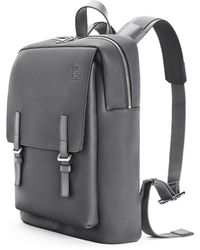 Loewe - Luxury Military Backpack In Soft Grained Calfskin - Lyst