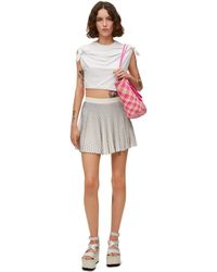 Loewe - Luxury Mini Skirt In Viscose - Lyst