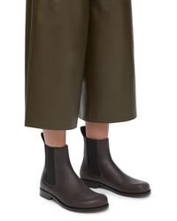 Loewe - Campo Leather Boots - Lyst