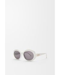 Loewe - Mini Oval Thin Sunglasses Mujer - Lyst