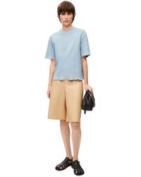 Loewe - Luxury Boxy Fit T-shirt In Cotton Blend For - Lyst