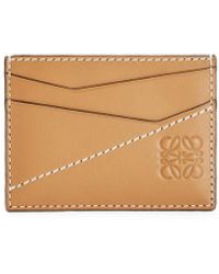 Loewe Leather Words Plain Cardholder In Classic Calfskin in Light 