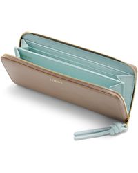 Loewe - Luxury Knot Zip Around Wallet In Shiny Nappa Calfskin - Lyst