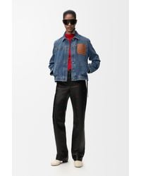 Loewe - Anagram Denim Jacket - Lyst