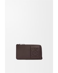 Loewe - Coin Cardholder In Satin Calfskin - Lyst