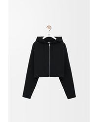 Loewe - Luxury Anagram Zip-up Hoodie In Wool - Lyst