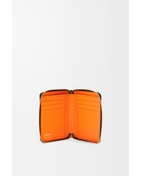 Loewe - Luxury Knot Compact Zip Around Wallet In Shiny Nappa Calfskin - Lyst