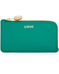 Loewe - Luxury Pebble Coin Cardholder In Shiny Nappa Calfskin - Lyst