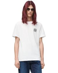 Loewe - Regular Fit T-shirt In Cotton - Lyst