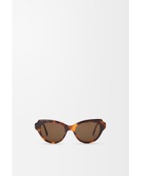 Loewe - Swan Slim Sunglasses For - Lyst