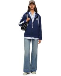 Loewe - Hooded Tracksuit Jacket In Technical Jersey - Lyst