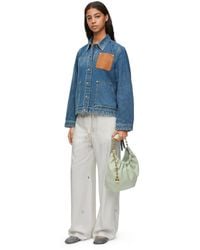Loewe - Workwear Cotton And Linen-blend Jacket - Lyst