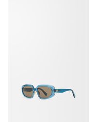 Loewe - Mini Anagram Steps Rectangular Sunglasses For - Lyst
