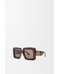 Loewe - Beveled Square Maxi Anagram Sunglasses For - Lyst