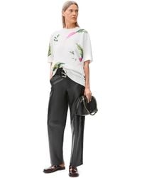 Loewe - Oversized Fit T-shirt In Cotton Blend - Lyst