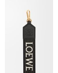 Loewe - Luxury Anagram Strap In Jacquard And Calfskin - Lyst
