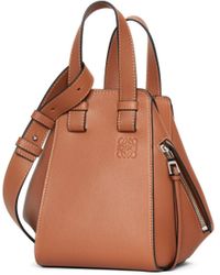 Loewe - Luxury Compact Hammock Bag In Classic Calfskin For - Lyst