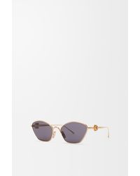 Loewe - Anagram Bombé Hexagon Sunglasses For - Lyst