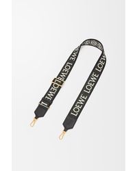 Loewe - Luxury Anagram Strap In Jacquard And Calfskin - Lyst