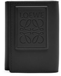 Loewe - Trifold Wallet In Satin Calfskin - Lyst