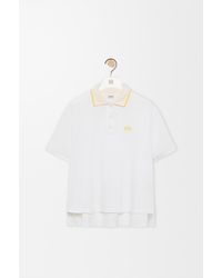 Loewe - Polo En Algodón Mujer - Lyst