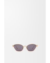 Loewe - Anagram Bombé Hexagon Sunglasses For - Lyst