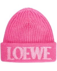 Loewe - Luxury Beanie In Wool For - Lyst