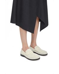 Loewe - Luxury Campo Loafer In Brushed Suede - Lyst