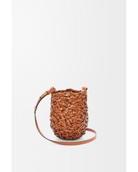 Loewe - Luxury Small Nest Basket Bag In Calfskin - Lyst