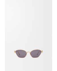 Loewe - Anagram Bombé Hexagon Sunglasses For - Lyst