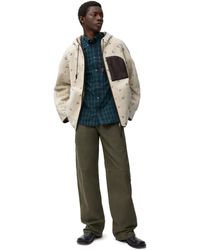 Loewe - Hooded Jacket In Shearling - Lyst