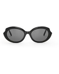 Loewe - Mini Oval Slim Sunglasses - Lyst