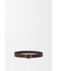 Loewe - Rounded Soft Belt In Classic Calfskin - Lyst