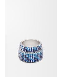 Loewe - Large Pavé Ring - Lyst