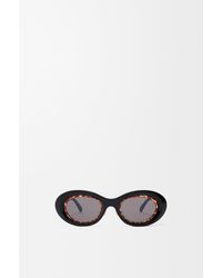 Loewe - Mini Anagram Oval Sunglasses For - Lyst