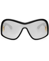 Loewe - Square Mask Sunglasses In Acetate And Nylon - Lyst