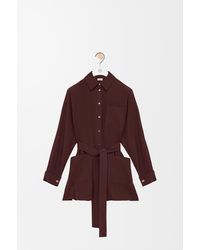 Loewe - Belted Blouse - Lyst