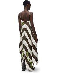 Loewe - Luxury Asymmetric Dress In Silk - Lyst