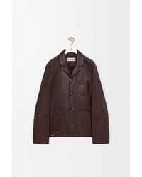 Loewe - Leather Jacket - Lyst